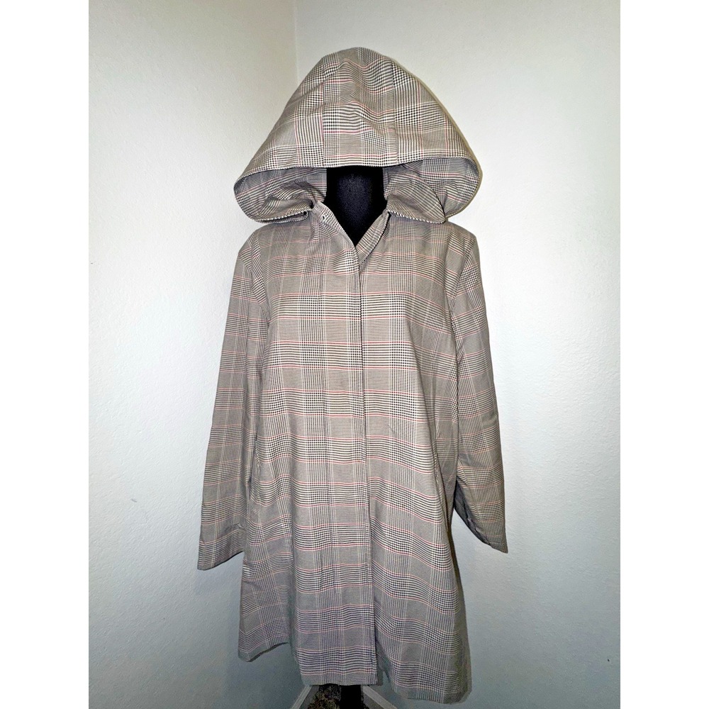 Pendleton Women's Hayden Plaid Removable Hood Lined Jacket Size Medium Petite